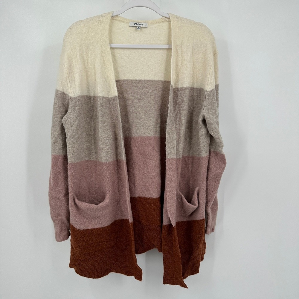 Madewell Womens Boho Earthy Cardigan Size M Granola Minimalist Neutral Cozy